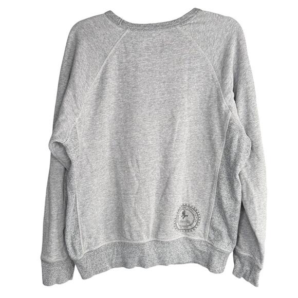 SPORTIQUE Large Nintendo NYC Kanji Grey Streetwear Crew Neck Raglan Sweatshirt - Picture 2 of 9